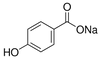 p-Hydroxybenzoic Acid, Monosodium structure formula