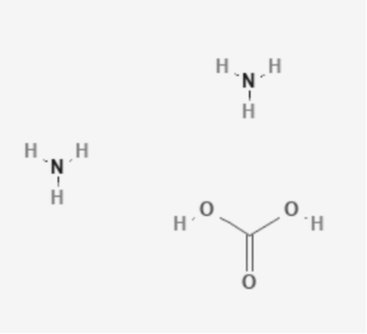 AMMONIUM CARBONATE Structure Formula