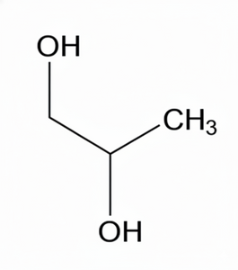 propylene glycol Molecular Structure