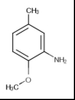 Para-Cresidine CAS 120-71-8 chemical structure 2-methoxy-5-methylaniline azo pigment intermediate organic synthesis